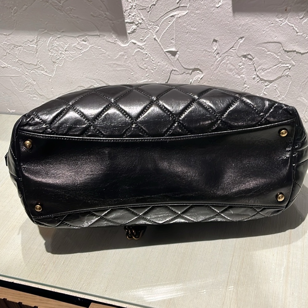 CHANEL CC GHW Chain Hand Shoulder Bag Calfskin Leather#18207685 Black - Picture 5 of 15
